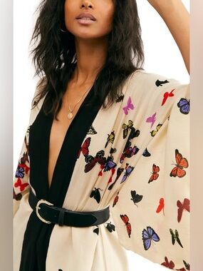 Free People Butterfly Kimono